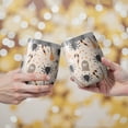 thumbnail image 2 of Halloween Pattern 12oz Stainless Steel Insulated Wine Tumbler with Lid and Straw – Double Wall Vacuum Mug for Hot & Cold Drinks, 304 Steel Interior, Sweat-Free Design. Trick or Treat !, 2 of 5