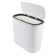 thumbnail image 5 of Omeite Push-button automatic pop-up lid mini trash can (white 10L), 5 of 7