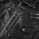 thumbnail image 5 of Mens Casual Retro Regular-fit Lapel Zipper Motorcycle Leather Jacket, 5 of 5