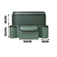 thumbnail image 3 of Car Seat Organizer Between Seats Leather Backseat Storage Bag • Multifunctional Car Organizer • Tissue Dispenser Cup Holders Mesh Pocket Auto Seat Back Hanging, 3 of 7