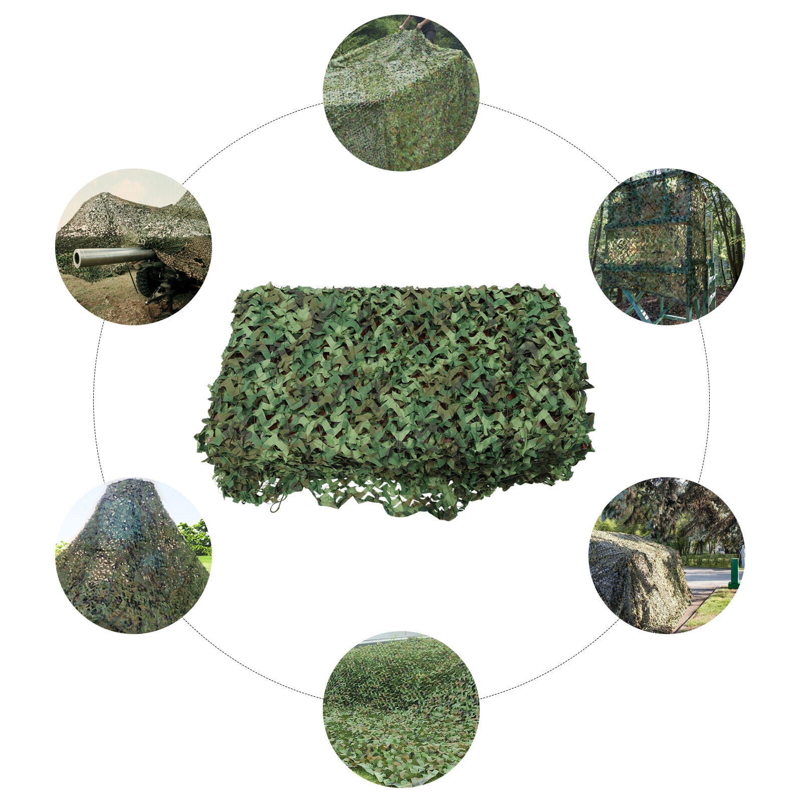 Camouflage Net Camo Army Netting Hunting Camping Forest Landscape Garden Decor