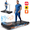 Black, variant on FYC Walking Pad Treadmill with 15% Auto Incline, 350 lbs Capacity 3.5HP Ultra Quiet Brushless Motor, 0.5-6MPH Speed, Bluetooth Speaker & APP, Under Desk Treadmill for Home Office Hiking
