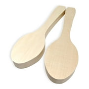 Basswood Carving Wood Spoon Blank Set - Made in The USA (2-Pack)