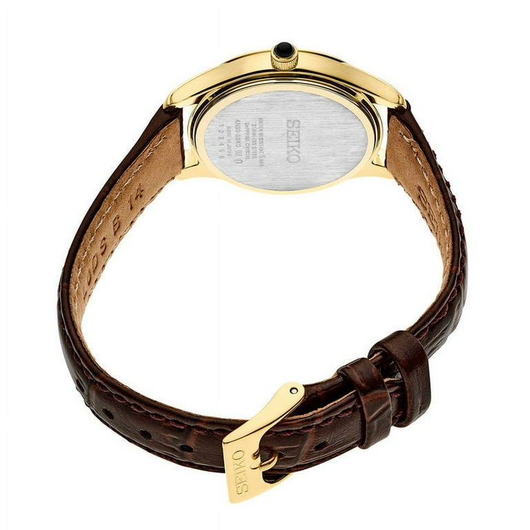 稀少 SEIKO(セイコー) Essentials Unisex Watch Seiko Essentials 29mm Dress Watch with White Dial #SWR072