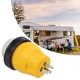 thumbnail image 4 of Twist Lock Power Cord Plug, Weatherproof 15A Male To 50A Female RV Electrical Locking Converter US Plug 125V  For Conversion, 4 of 8
