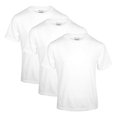 thumbnail image 1 of Basic Perspective Boy's 100% Cotton Tagless 3-Pack Crew Neck, White, Large, 1 of 2