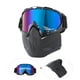 thumbnail image 5 of Gafas de ciclismo a prueba de viento, protector facial para motocicleta, gafas para motocicleta de cara completa para exteriores, protección facial para motocicleta, características líderes en su clase, 5 of 8