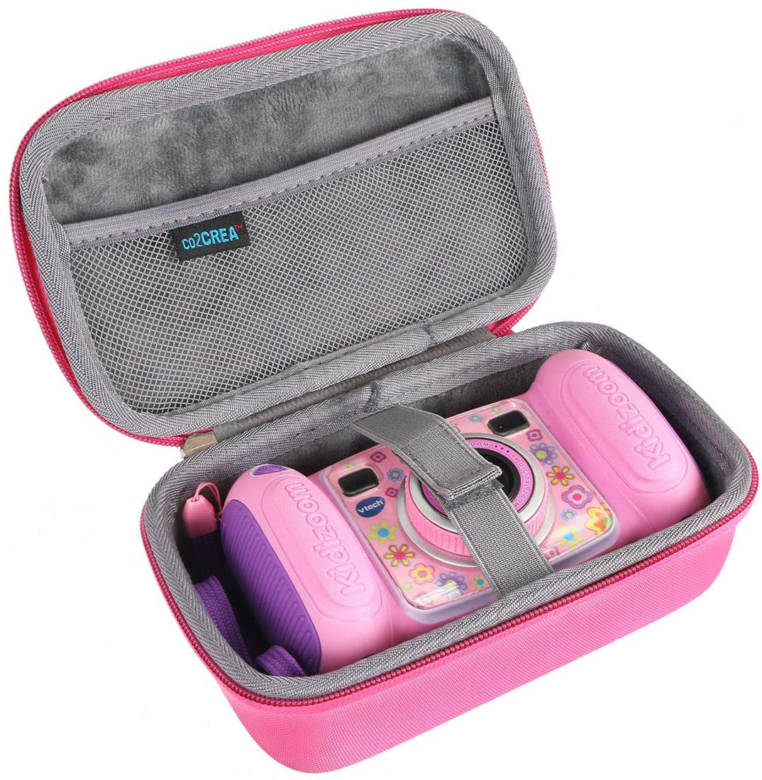 Pink vTech KidiZoom Camera Hard Travel Carry Case Bag Protector 