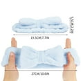 thumbnail image 4 of Soft Coral Spa Headband Water Absorbent Makeup Remover Hair Wrap For Women, 4 of 5