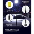 thumbnail image 2 of Advancent 46W COB Camping Light ABS IP67 Reemplazo desmontable impermeable Telescópico 351 Beads Cable Power Control remoto Lámpara de picnic Ropa Deportiva, Zapatos Advancent OD029366-00, 2 of 6