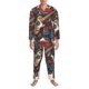 thumbnail image 3 of Fotbe Samurai Frog Guitar Pijama de Hombre con Estampado de Manga Larga, Conjunto de 2 Piezas, Ropa de Dormir Suave y Cómoda con Bolsillos-XX-Large, 3 of 7