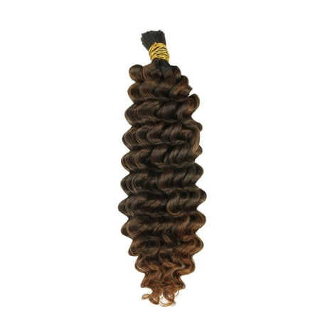 Belle Societe Rich Ombre 1b/30 Deep Wave 22in Braiding Hair 3 Bundles Child Teen Adult Unisex