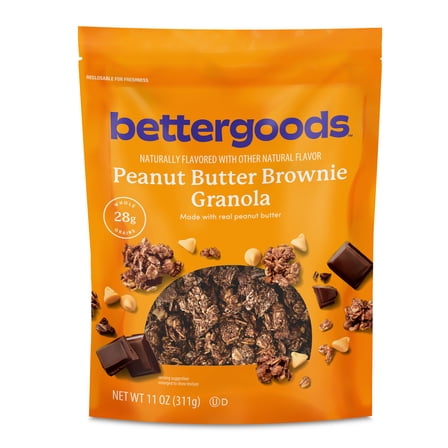 bettergoods Peanut Butter Brownie Granola, 11 oz
