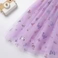 thumbnail image 6 of IBTOM CASTLE Kids Girls Birthday Party Dress Sequins Butterfly Daisy Polka Dots Embroidery Princess Tulle Wedding Pageant Evening Gown 9-10 Years Purple Butterfly, 6 of 8