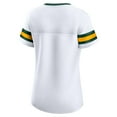 thumbnail image 3 of Women's Fanatics White Green Bay Packers Sunday Best Lace-Up T-Shirt, 3 of 3