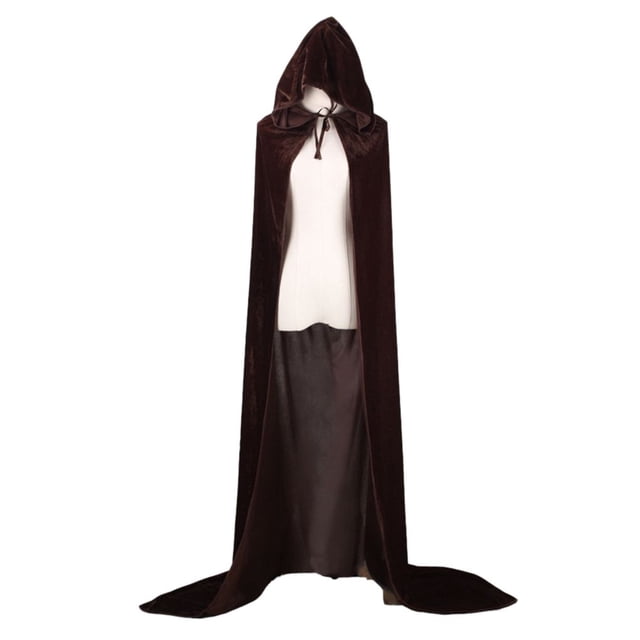 Disfraces de Halloween, mujeres, hombres, capa elegante, con capucha, bruja adulta, capas largas negras para fiestas navideñas, capas con capucha Methold JR0584-23B