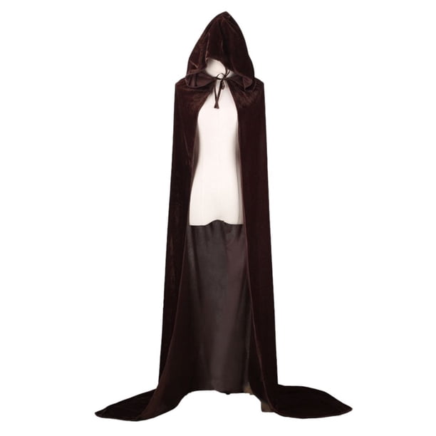 Disfraces de Halloween, mujeres, hombres, capa elegante, con capucha, bruja adulta, capas largas negras para fiestas navideñas, capas con capucha kenally JR0584-23B