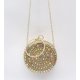 thumbnail image 5 of Bolso de noche TANGJMXG redondo con diamantes de imitación asa de anillo colorido, 5 of 5