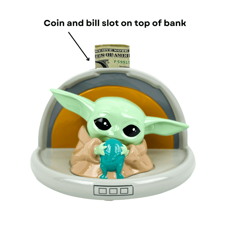 Star Wars Piggy Bank Baby Yoda Ceramic Bank Walmart.com
