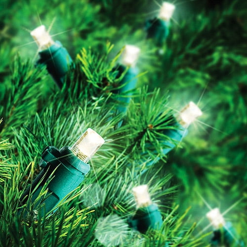 Holiday Time LED Lite Lock Warm White Miniature Lights, 200Count