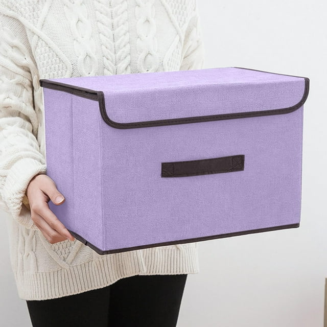 And Linen Cloth Covered Storage Box Clothing And Debris Storage Artifacts Household Daily Washing Box 2pc