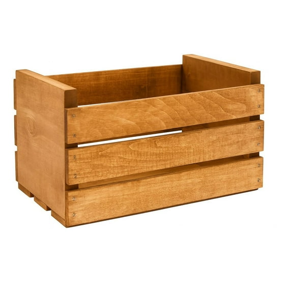 Cherry Stained Wooden 45 RPM Vinyl Record Holder for 7-Inch Singles