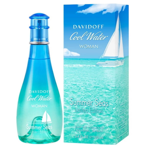 COOL WATER SUMMER SEA * Davidoff 3.4 oz / 100 ml EDT Women Perfume