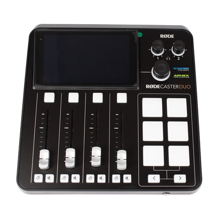 Rode RODECaster Duo Integrated Audio Production Studio, Black