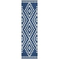 thumbnail image 2 of Addison Rugs Chantille Indoor/Outdoor Transitional Diamonds Navy Washable Runner Rug, 2'3" x 7'6", 2 of 6