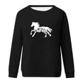 thumbnail image 4 of ICHUANYI Liquidación Moda Mujer Impreso Camiseta Suelta Manga Larga Blusa Cuello Redondo Casual Tops ICHUANYI WER2023082202993, 4 of 4