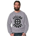 thumbnail image 5 of Feeling Cranky Bicycle Crank Cyclist Sweatshirt for Men or Women Brisco Brands M, 5 of 6