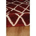 thumbnail image 5 of Marrakech Zot Rust Rug 5x7 Soft Microfiber Moroccan Design with Tassels, 5 of 5