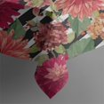 thumbnail image 5 of Pioneer Flower Floral Print Pattern Square Tablecloth,Waterproof Square Table Cover,Wipeable Spillproof Washable Table Cover for Home Kitchen Party Decor 52"x52"(132x132cm), 5 of 6