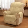 thumbnail image 2 of Bradley Sherpa Recliner Protector - Slipcover - Camel, 2 of 4