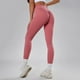 thumbnail image 2 of Pantalones de yoga de mujer de color nude y cintura alta: secado rápido, realzan las caderas, sin líneas incómodas, nailon y spandex, ropa deportiva, tallas S-L, 2 of 8