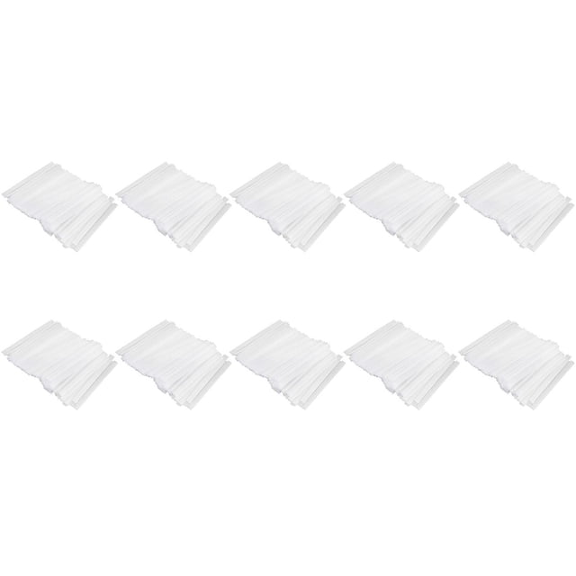 1000 Pcs Make Up Brush Pen Netting Cover Mesh Sheath Protectors Guards Protective Cover Sheath Net (White)
