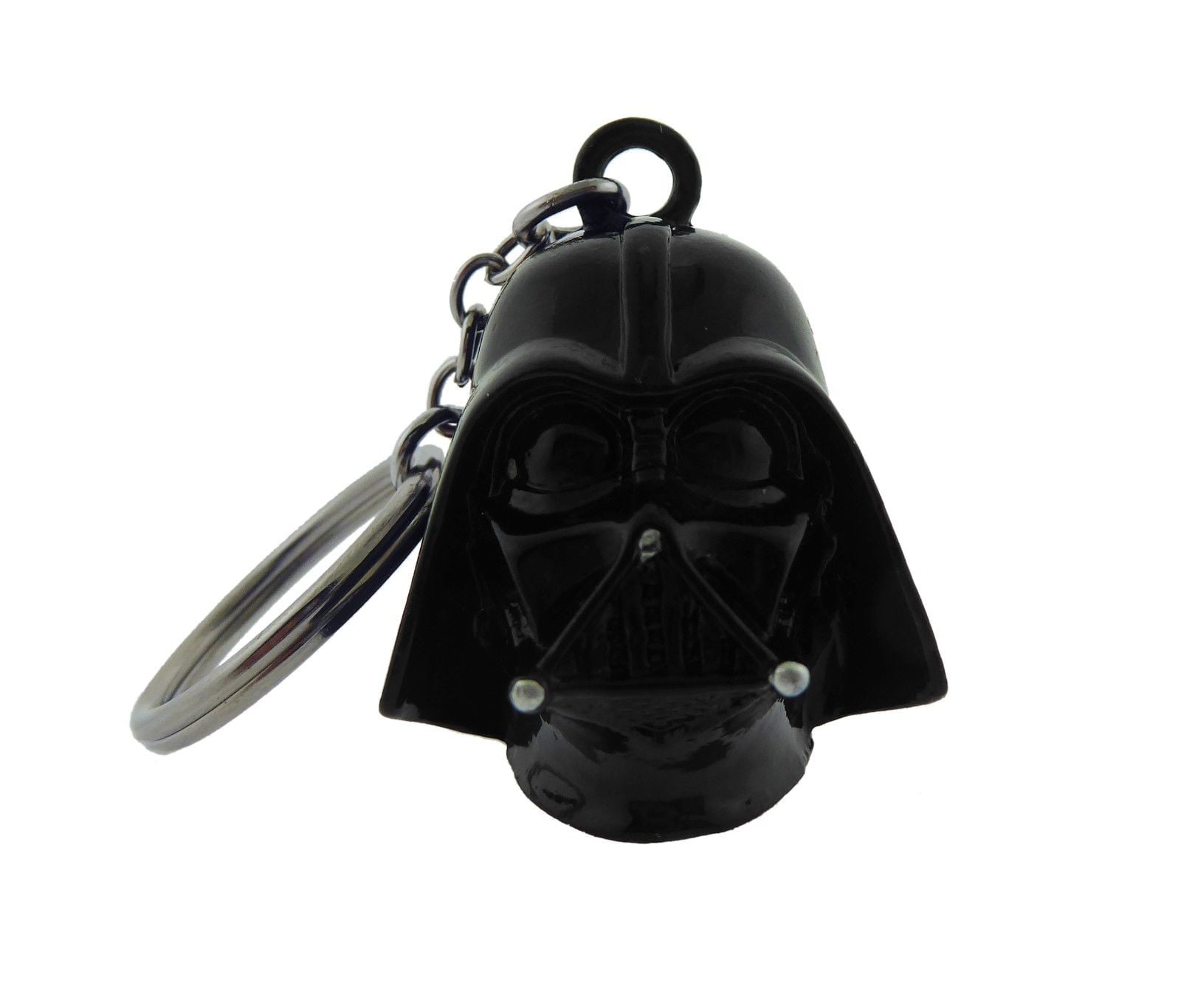 Red Sliver Light Up LED Star Wars Darth Vader With Sound Keyring Keychain 
