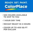 thumbnail image 6 of ColorPlace Classic Exterior House Paint, Coral Berry, Flat, 1 Gallon, 6 of 10