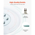 thumbnail image 3 of VEVOR Glass Lazy Susan Turntable Dining Table Centerpiece 40 in Rotating Tray, 3 of 9