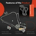 thumbnail image 6 of A-Premium Engine Timing Chain Kit W/Sprocket & Tensioner & Guide Compatible with Chevrolet, GMC, Buick & Cadillac - Equinox, Malibu, Traverse, Impala, Colorado, Blazer, Terrain, Acadia, LaCrosse, CTS, 6 of 9