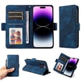 thumbnail image 3 of Funda GANGXUN para iPhone 14 Pro Max con diseño acolchado elegante, cuero PU, protección total y ajuste preciso, 3 of 5