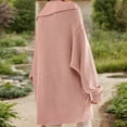 thumbnail image 4 of Oversized Cardigans Women Long Knit Button Down With Lapel Collar And Pockets For Autumn Casual Stylish Work Cardians, 4 of 6