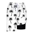 thumbnail image 6 of LIBRCLO Mens 2 in 1 Shorts Elastic Waist Hawaiian Style Printing Shorts Casual Fashion Quick Dry Beach Pants with Pockets and Drawstring, 6 of 6