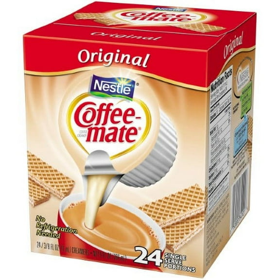 Nestle Coffee Mate Original Liquid Coffee Creamer Singles (Pack of 4)