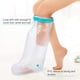 thumbnail image 4 of Protector de yeso Protección impermeable para media pierna de adulto, Protección de yeso impermeable, Protección de ducha impermeable para mantener el yeso y el vendaje secos utilizados para la ducha, 67 cm Sincero Electrónica, 4 of 5