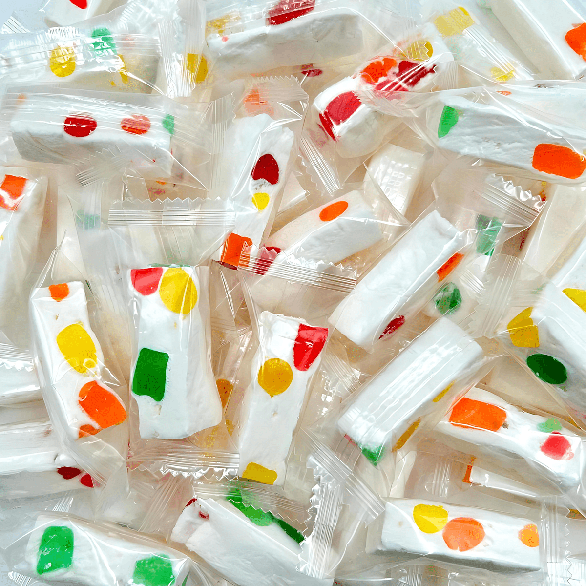 Jujube Nougat - 2 Pounds (32 oz) | Easter Candy with Fruit Jelly Pieces - Individually Wrapped Candy | Soft & Chewy Treat