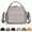 Gray, variant on Veluna Shoulder Bag, Women Veluna Crossbody Shoulder Bag, Solid Zipper Handbag, Lightweight Large Capacity
