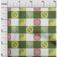thumbnail image 2 of oneOone Cotton Jersey Olive Green Fabric Quilting Supplies Print Sewing Fabric By The Yard 58 Inch Wide, 2 of 6