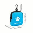 thumbnail image 3 of Portable Dog Treat Pouch, Mini Dog Training Treat Bag with Carabiner Clip, Waterproof Small Puppy Snack Storage Pouch for Walking Hiking Outdoor Training, 3 of 5