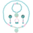 thumbnail image 1 of Ensemble de Bijoux en Résine Rose pour Enfants Confortable et Durable avec Design Unique 1 Ensemble, 1 of 8